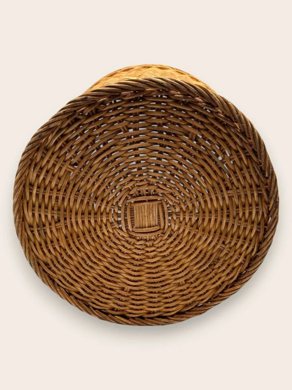 Large Rattan Weave Tapered Basket Light Brown - Threshold, Target 2022